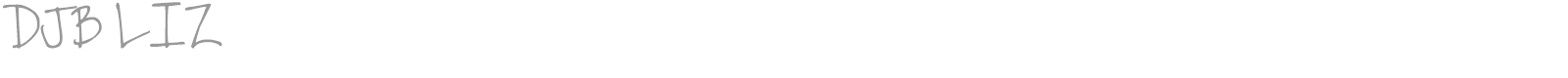 DJB Liz font preview